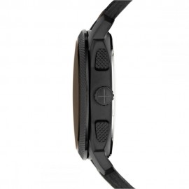 ساعة فوسيل ماشين بنية للرجال بسوار من الجلد - FS4656